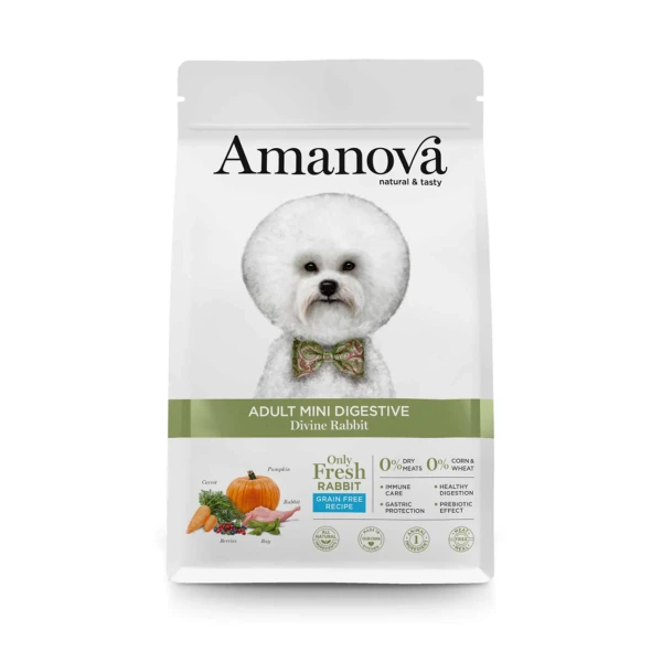 Ad Digestive Mini Rabbit & Pumpkin, 2 kg, amanova