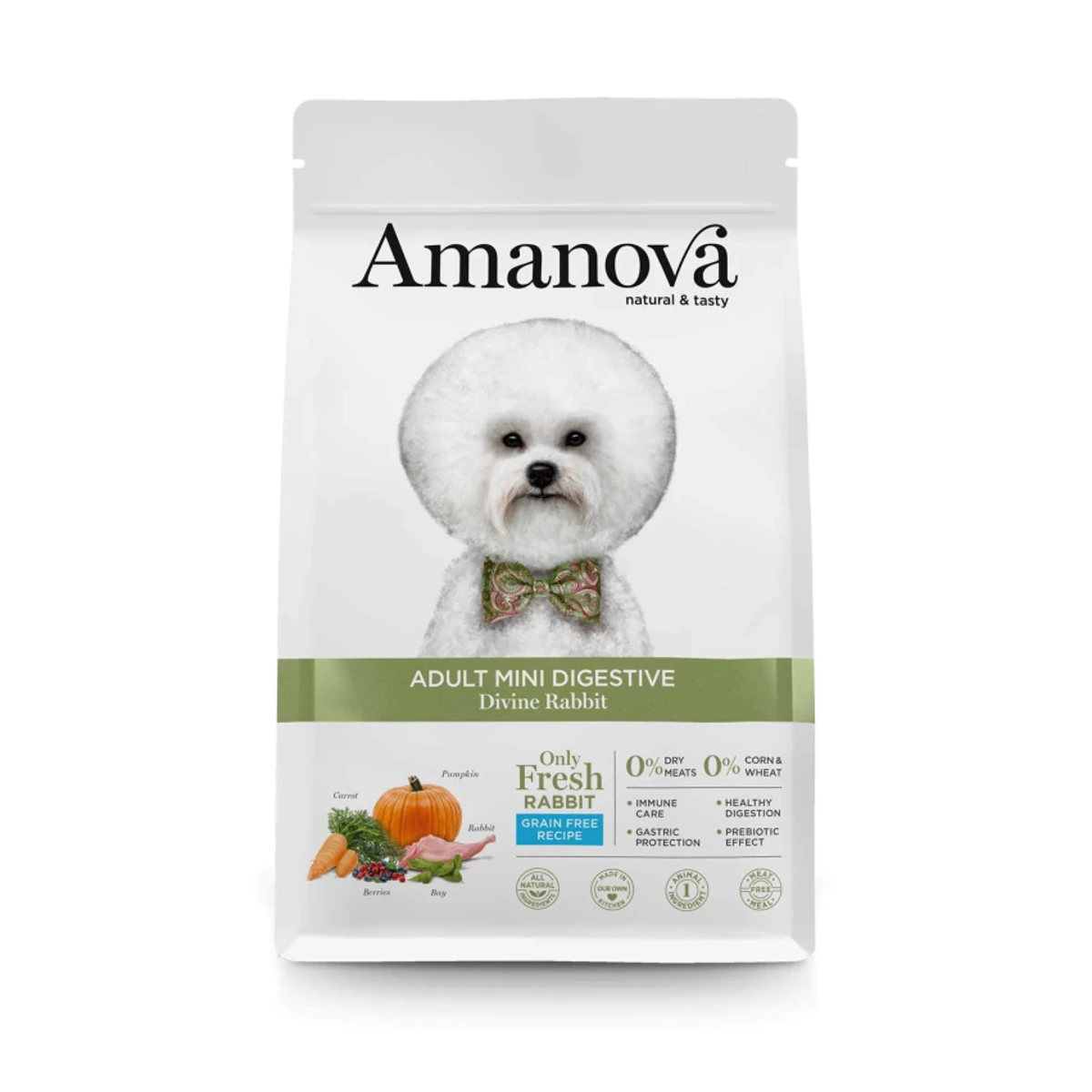Ad Digestive Mini Rabbit & Pumpkin, 2 kg, amanova