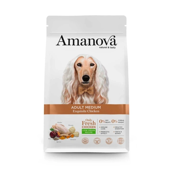 Adult Medium Chicken & Quinoa, 2 kg, amanova