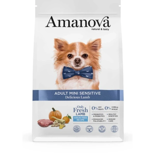Adult Sensitive Mini Lamb & Pumpkin, 2 kg, amanova