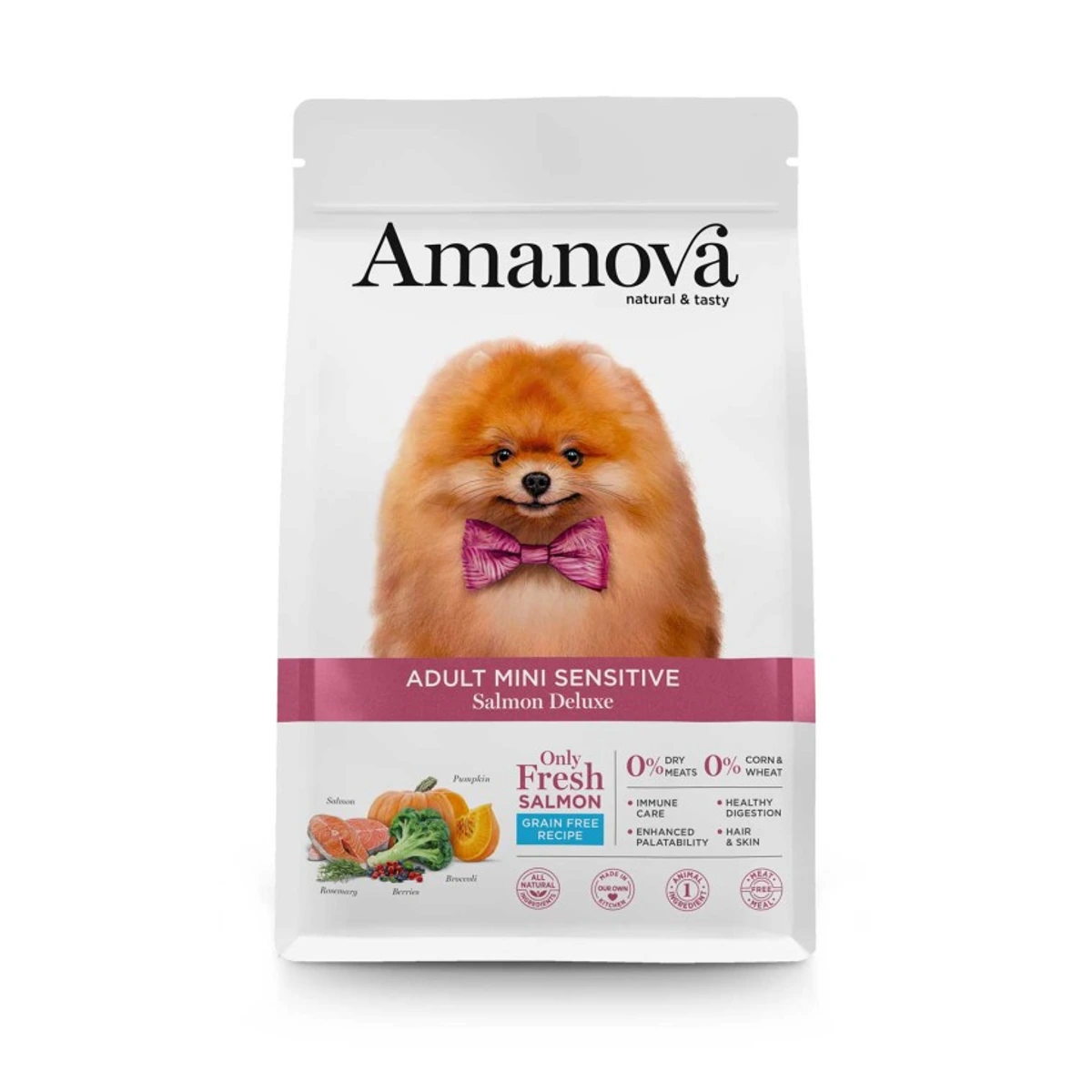 Adult Senst Mini Salmon & Pumpkin, 2 kg, amanova
