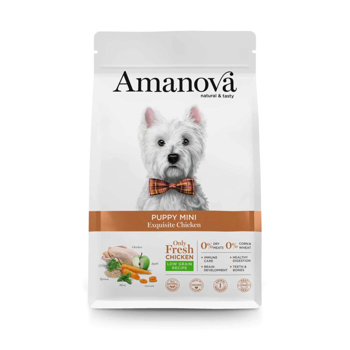 Puppy Mini Chicken & Quinoa, 2 kg, amanova