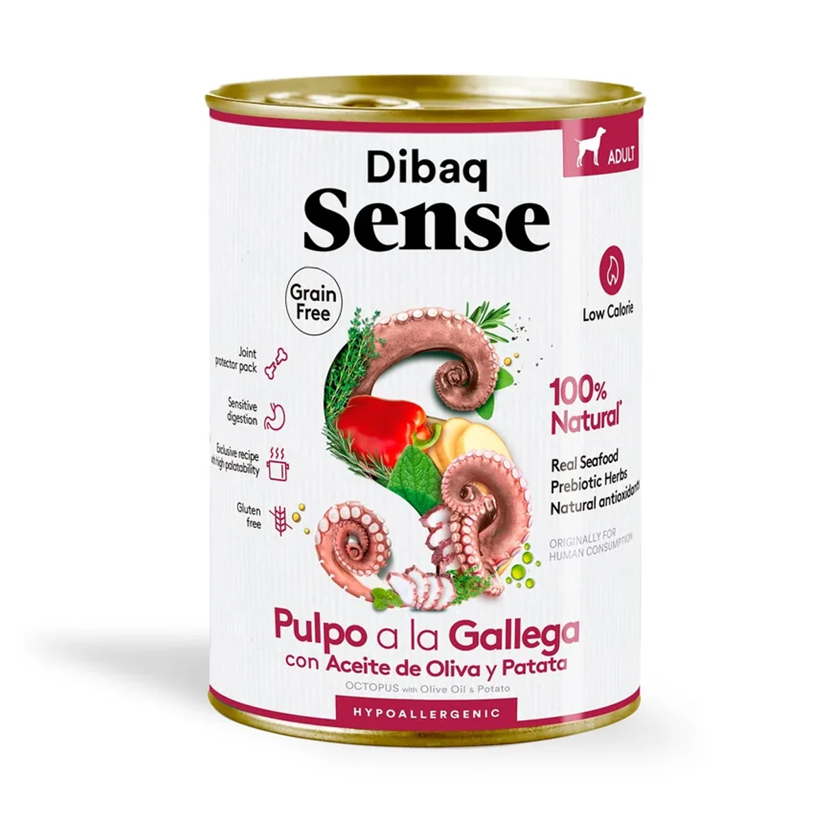 Sense Pulpo a la Gallega Hypoallergenic, Dibaq