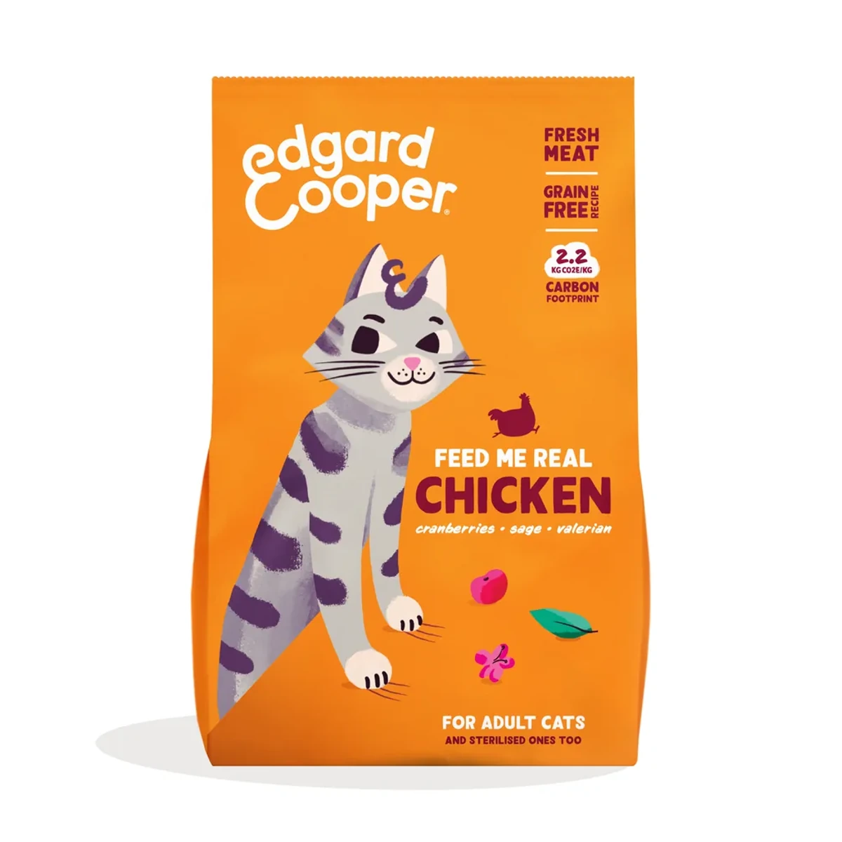 Adult Cat Pollo, 325 g, Edgar & Cooper