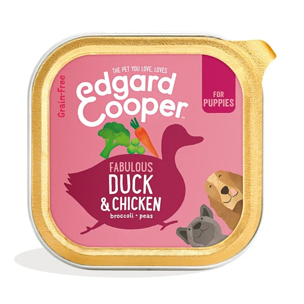 Puppy Duck & Chicken, 150 g, Edgar & Cooper