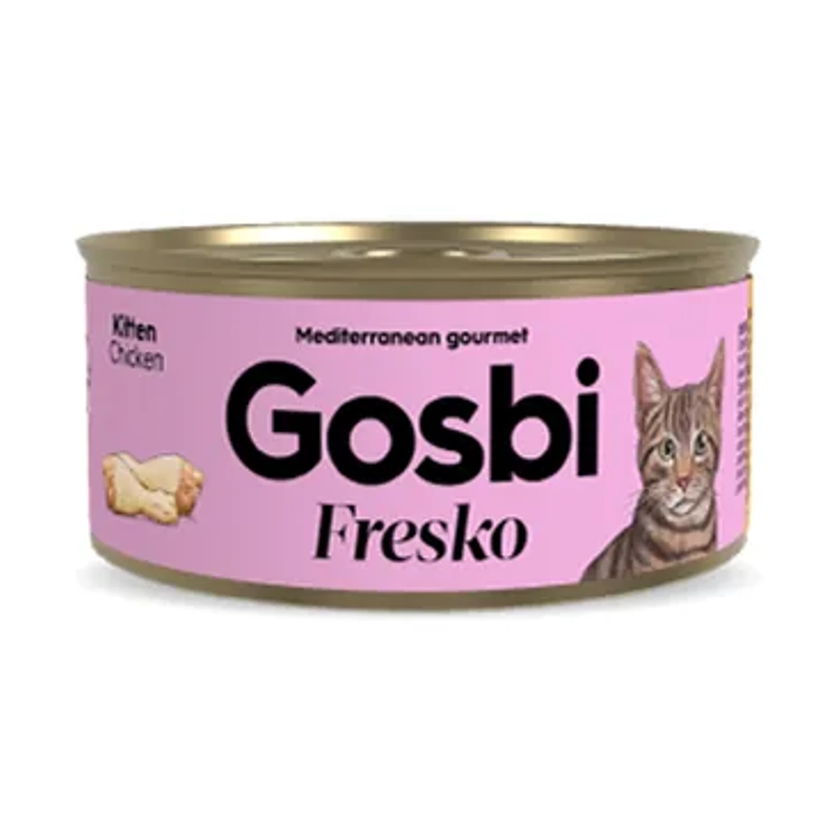 Fresko cat chicken kitten, 70 g, Gosbi