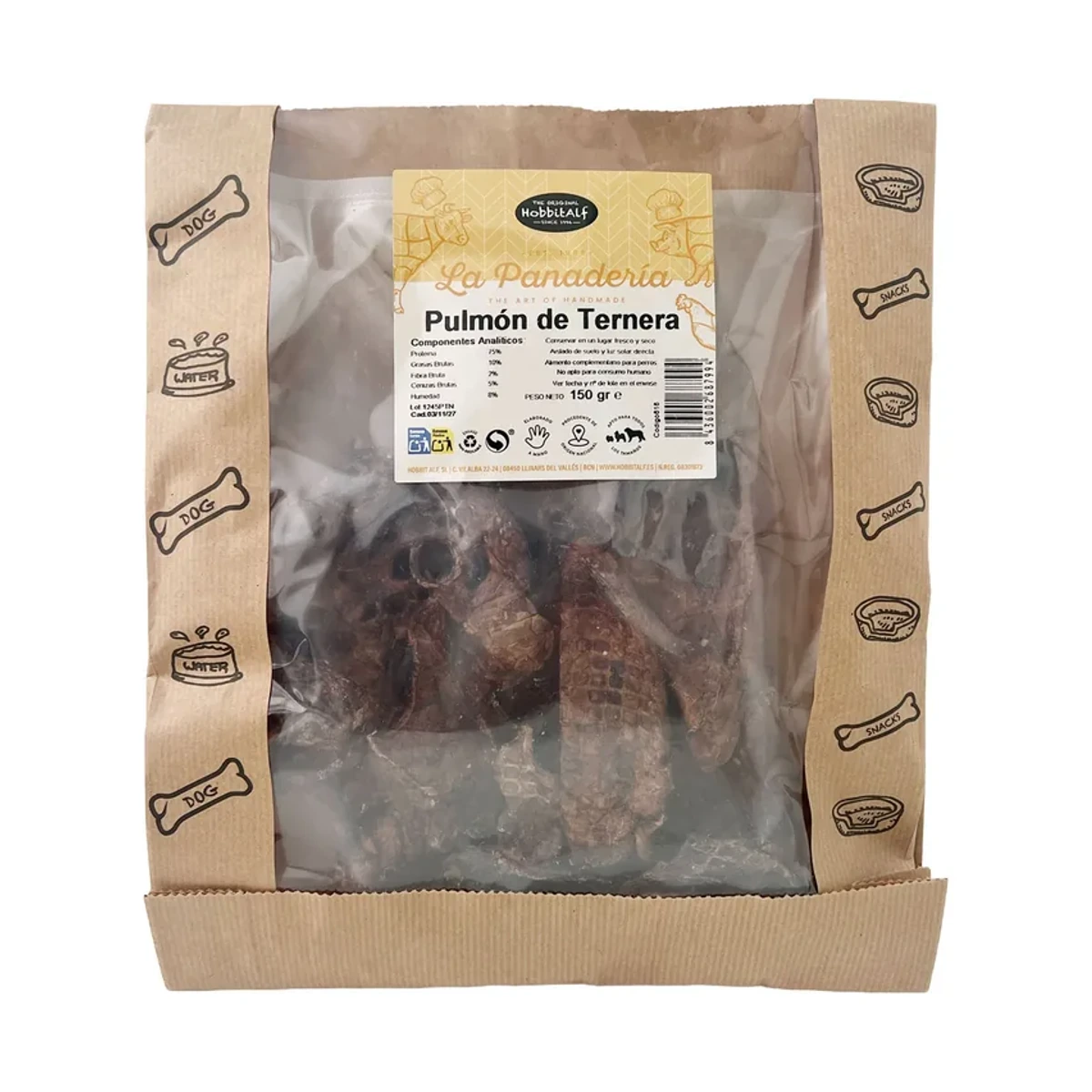 Filete De Pulmón De Ternera, 150 g, Hobbitalf