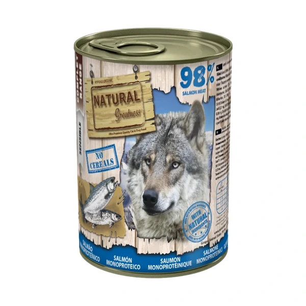 Dog Salmon Monoproteico-Sensible, 400 g, Natural Greatness