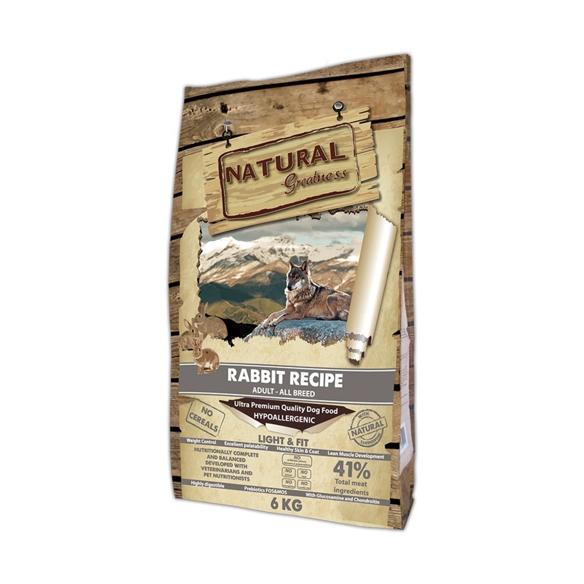 Receta Conejo Light & Fit (No Cereal) 6 kg, 6 kg, natural-greatness