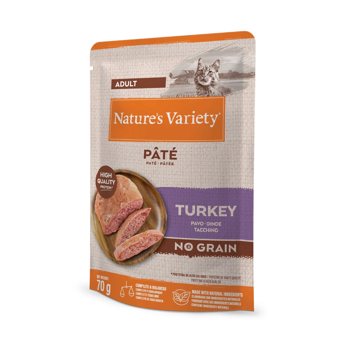 [00624141] Variety Cat Paté Turkey (12) 70 gr·
