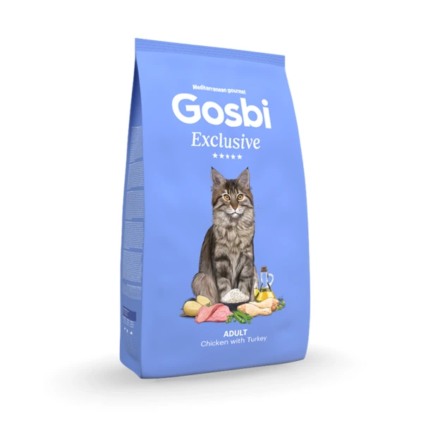 Gosbi Exclusive Cat Chicken Turkey, 1,5 kg