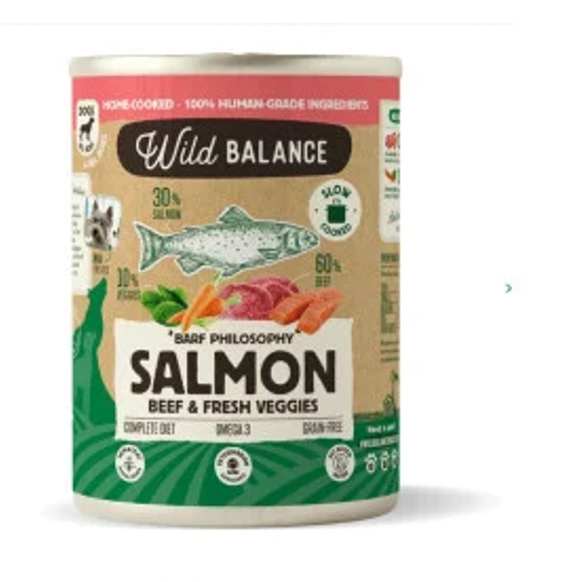 [00941003] Salmon beef & fresh veggies - Wild Balance - 400g