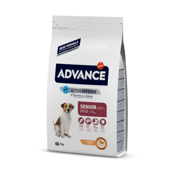 [00607010] Advance Mini Senior Chicken&Rice 3kg·