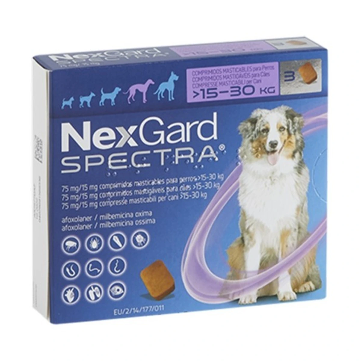 Nexgard Spectra 15-30 kg 3 cds