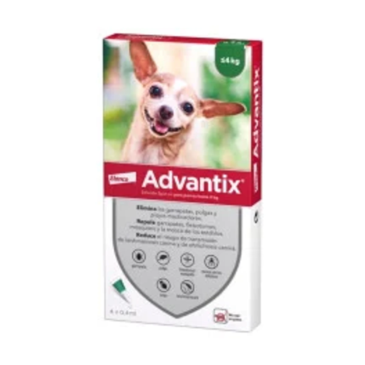 [01303013] ADVANTIX PERRO 0-4 KG. (4P) 0,4 ML·