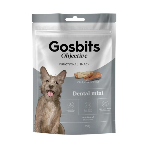 [00915071] Gosbits dog objective snacks dental mini 150g·