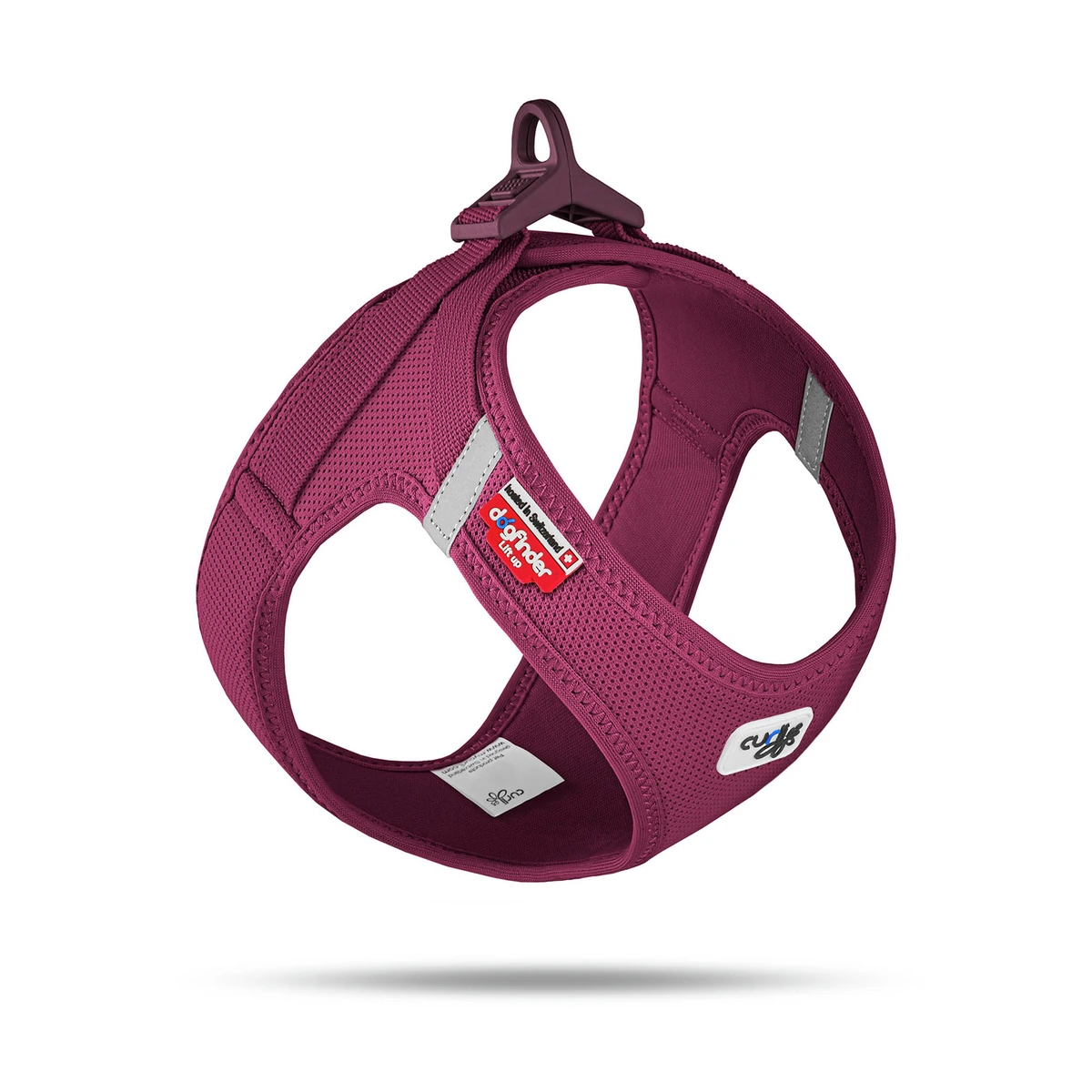 Curli Arnés Air-Mesh CLASP ruby (burdeos) 3XS