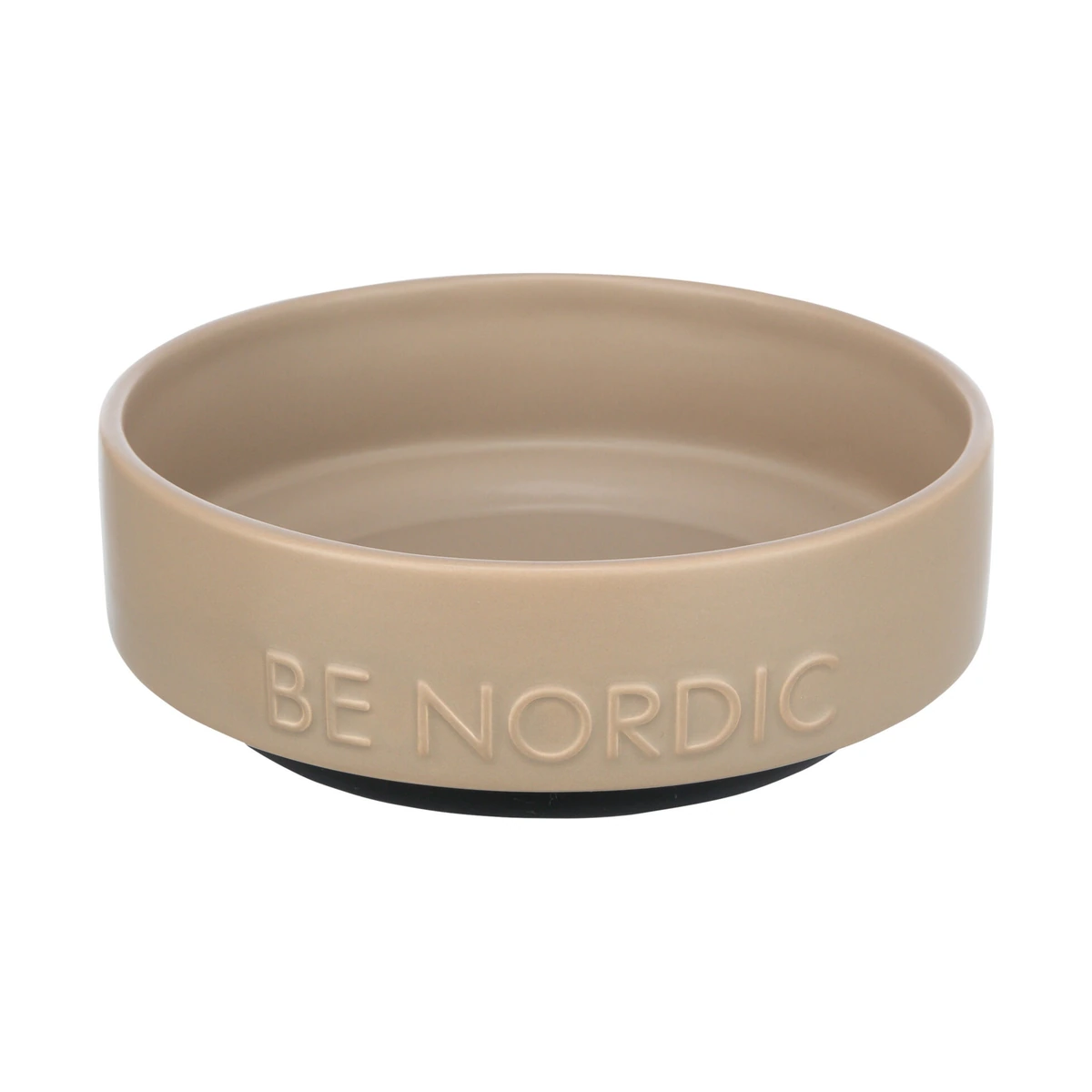 BE NORDIC Comedero cerámica/caucho, 0.5 l/ø 16 cm
