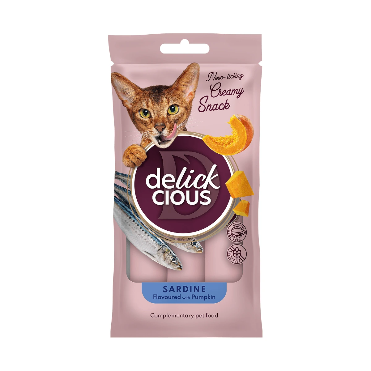 Delickcious Cremoso Sardinas con Calabaza (4x15gr)