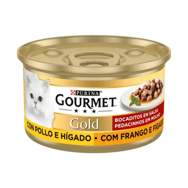 [00901003] Gourmet Gold Pollo/higado (24) 85GR·