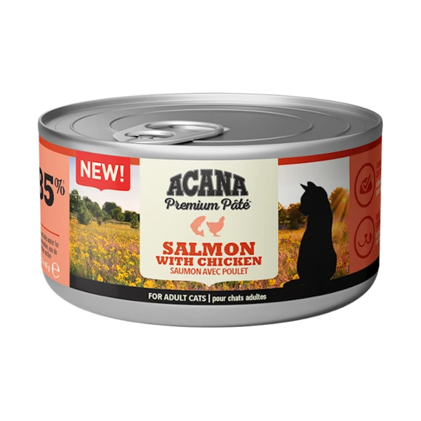 [00617028] Acana Wet Salmon & Chicken 24*85gr·