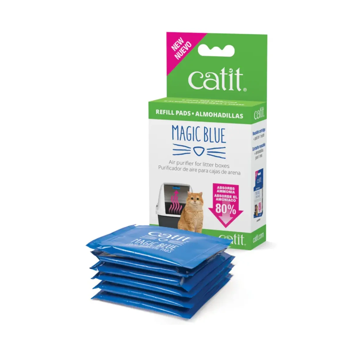 [18110630] Catit Magic Blue, Recambio 6uds·