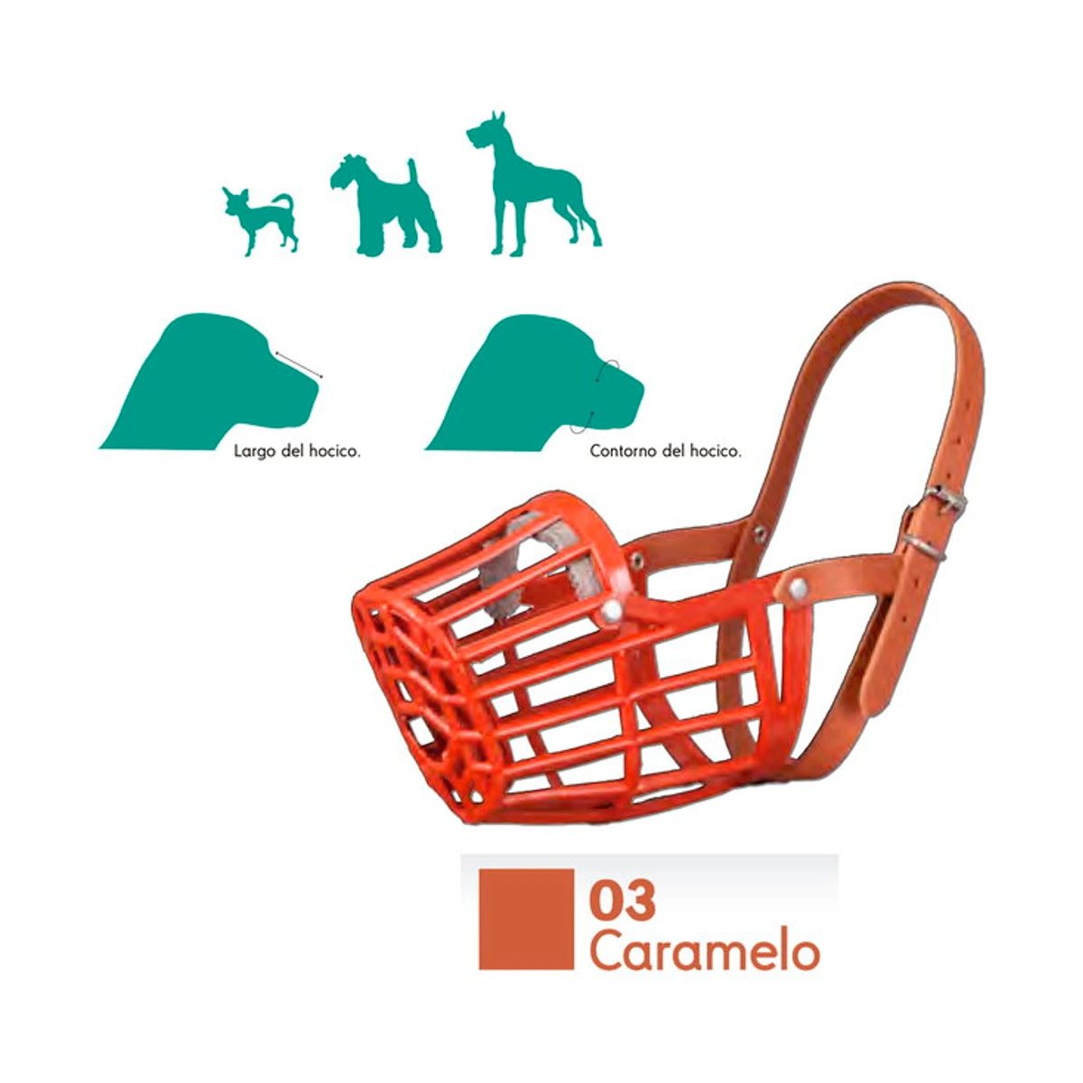 Bozal Cesta Plastico Car Talla 2