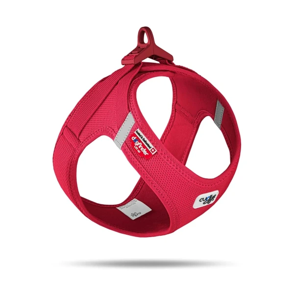 Curli Arnés Air-Mesh CLASP Rojo S