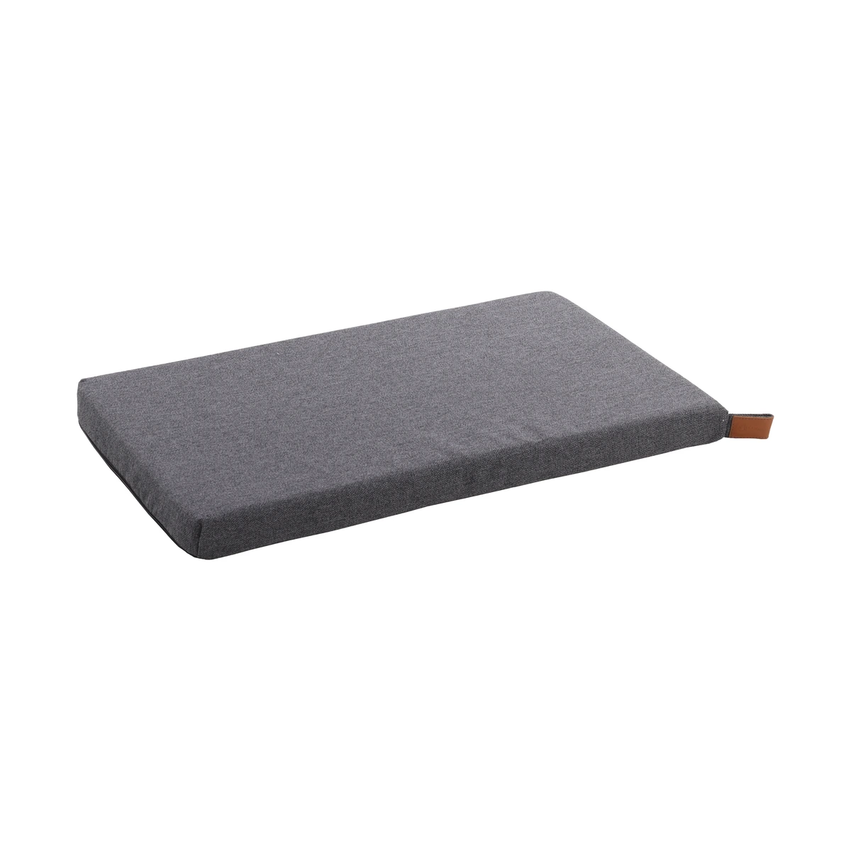 Cojín Carlota rectangular, gris oscuro