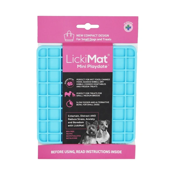 Lickimat Mini Playdate Perro Turquesa