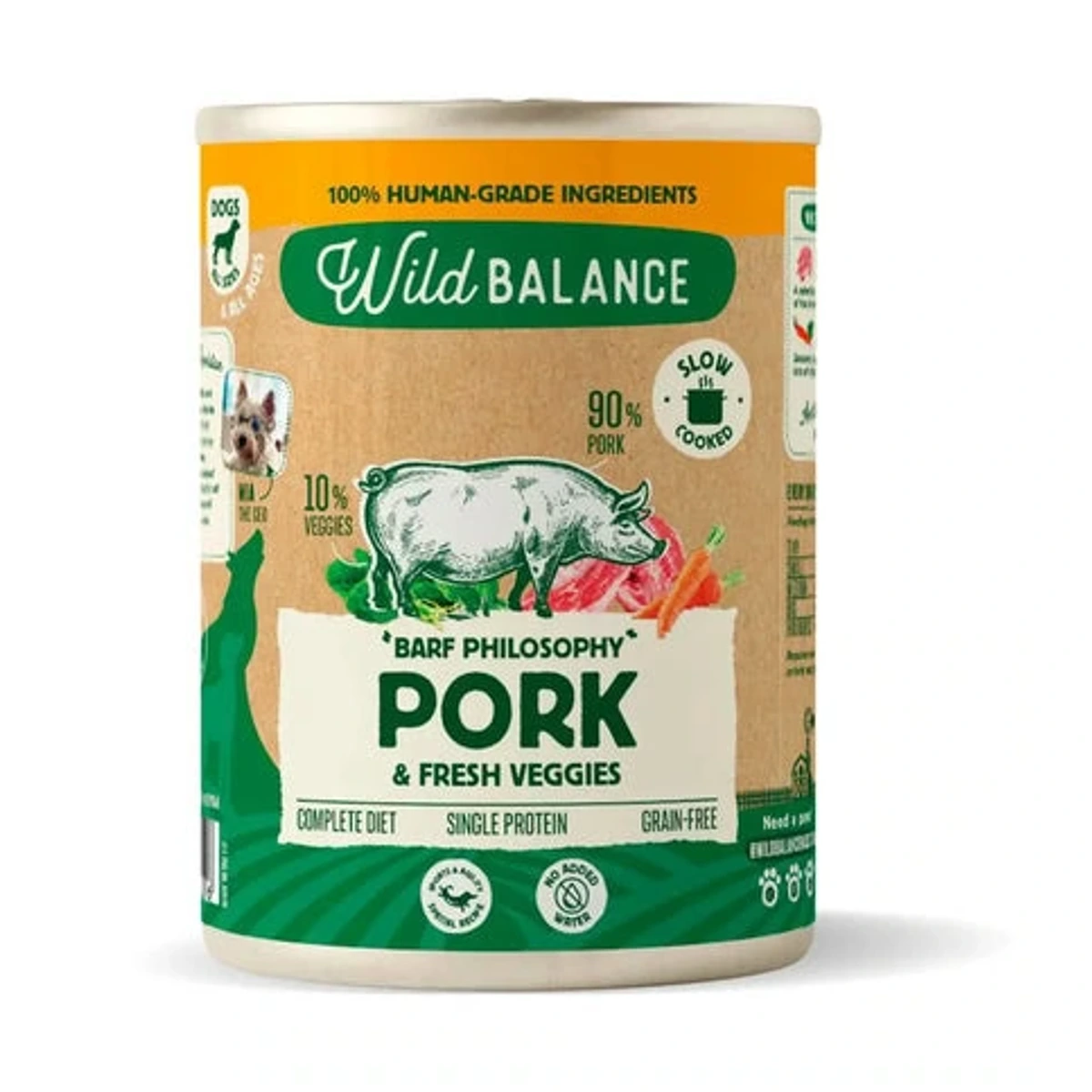 [00941006] Lata PORK & Fesh Veggies - Wild Balance - 400g
