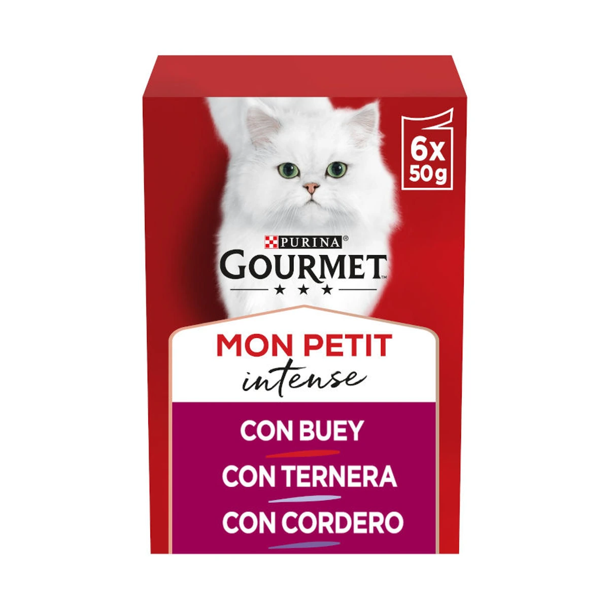 [00901085] Gourmet Mon Petit de Carnes MP 8 x 6*50 gr·