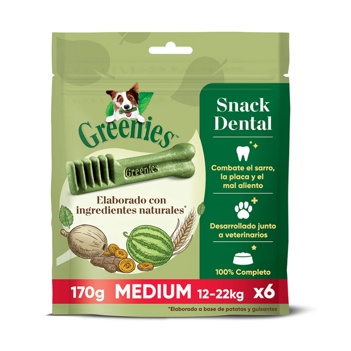 Greenies Original Medium 170 gr unid, 170 g
