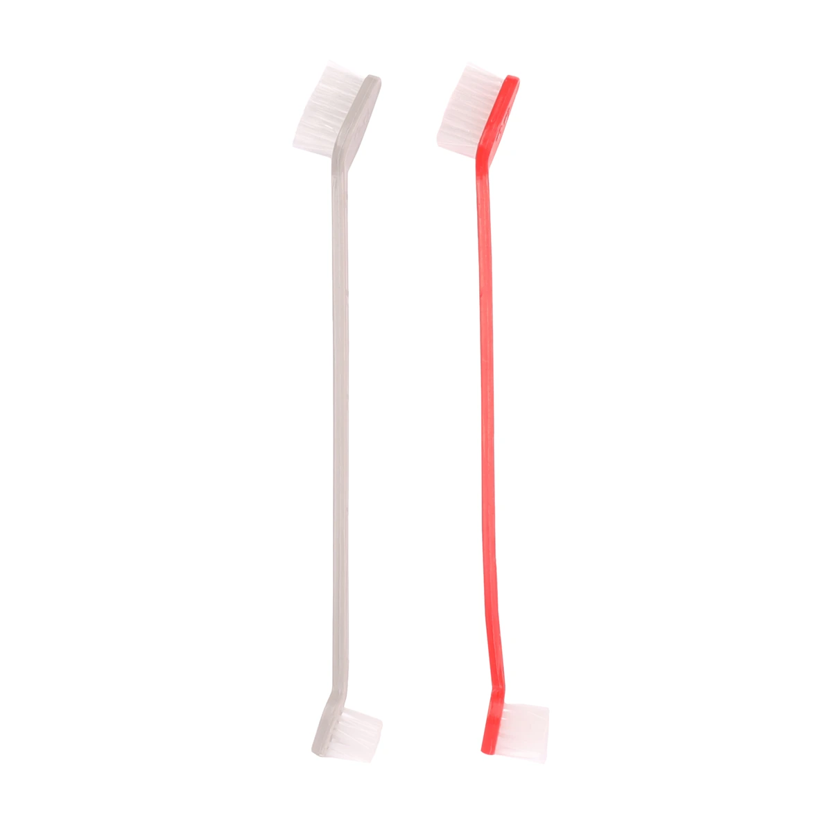 Set De Cepillos Dentales Tara Grandes Y Pequeã‘os 2 Pzs Rojo/Gris 2, 5x1, 5x21cm · 2.5 x 1.5 x 21cm