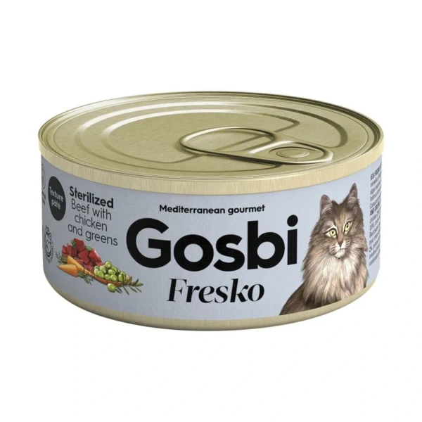 [00915023] FRESKO cat patee ternera pollo,verduras sterilized 70g·