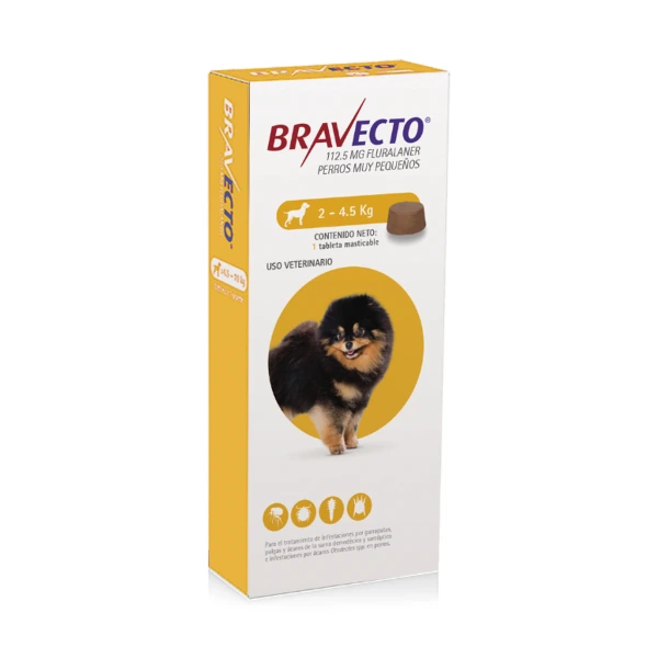 Bravecto 112,5mg - >2 - 4,5kg - 1 COMP