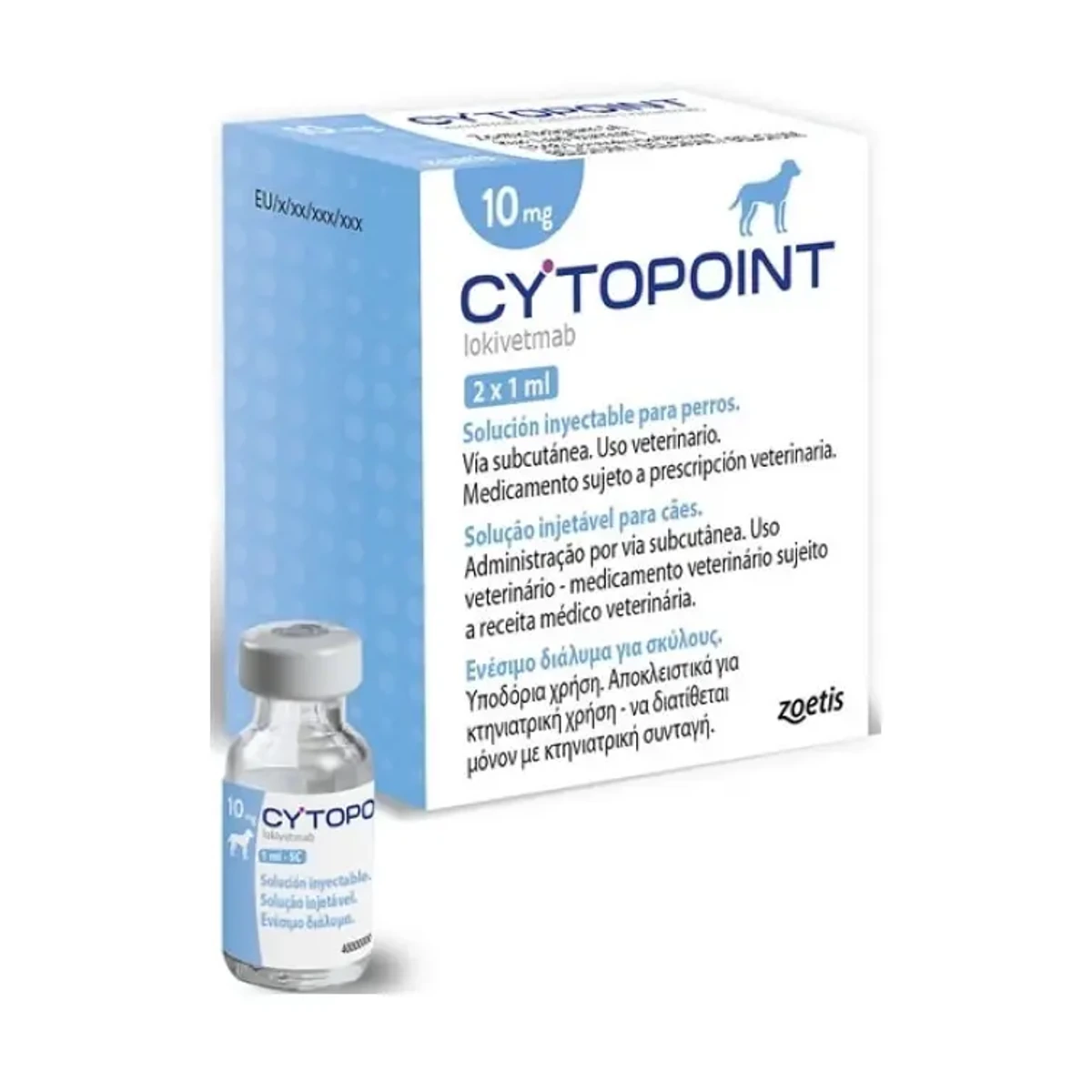 Cytopoint 10 mg/ml, caja de 2 viales de 1 ml