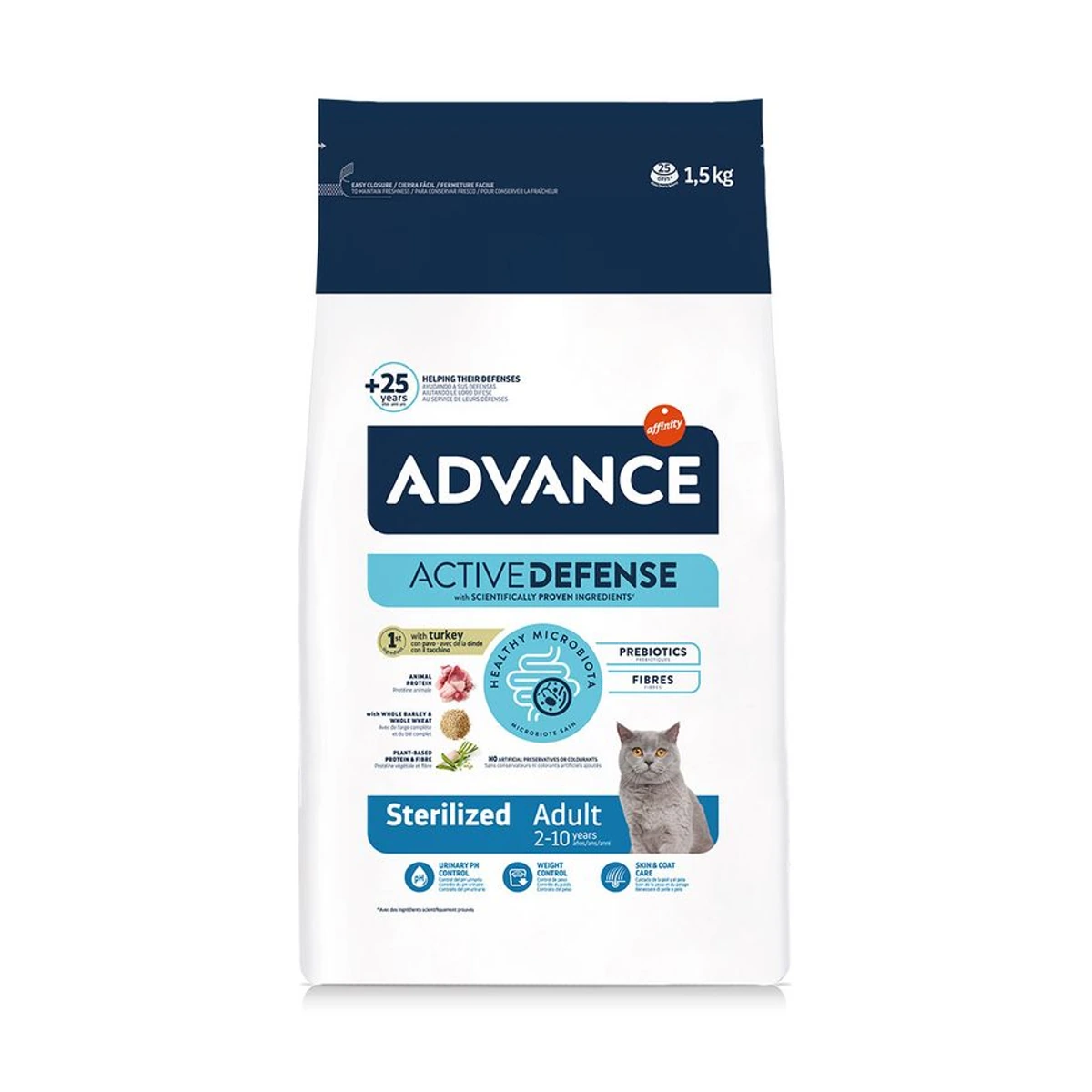 [00704030] ADVANCE Cat STERILIZED 1,5kg·