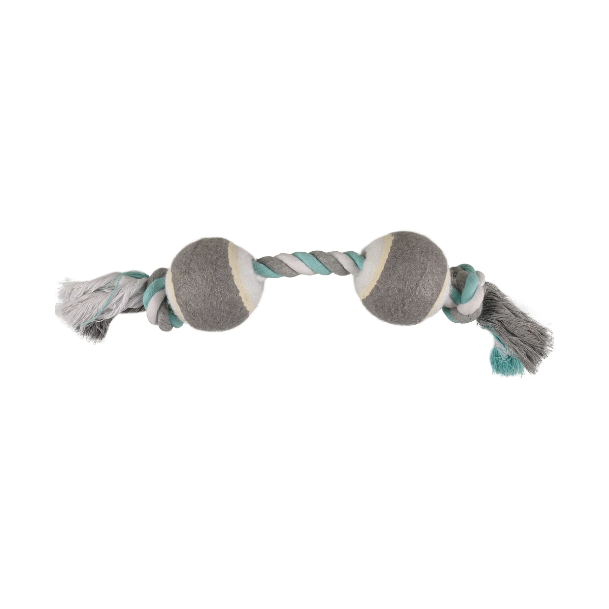 Algodon jim cuerda duotennis menta/blanco/gris diam.6cm/40cm