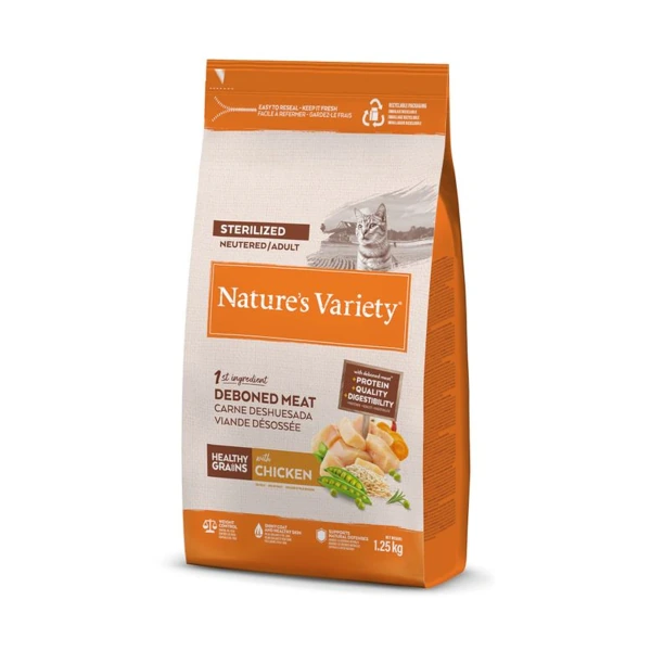 [00624203] Variety Cat HG Ad Steril Chicken 1,25 kg·