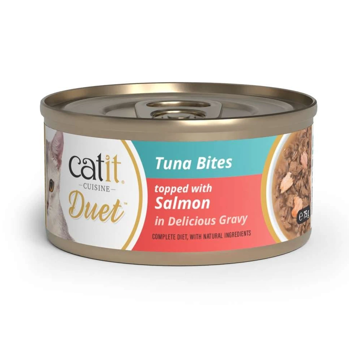 [18115523] Catti Cuisine Duet Atún con Salmón 75 gr