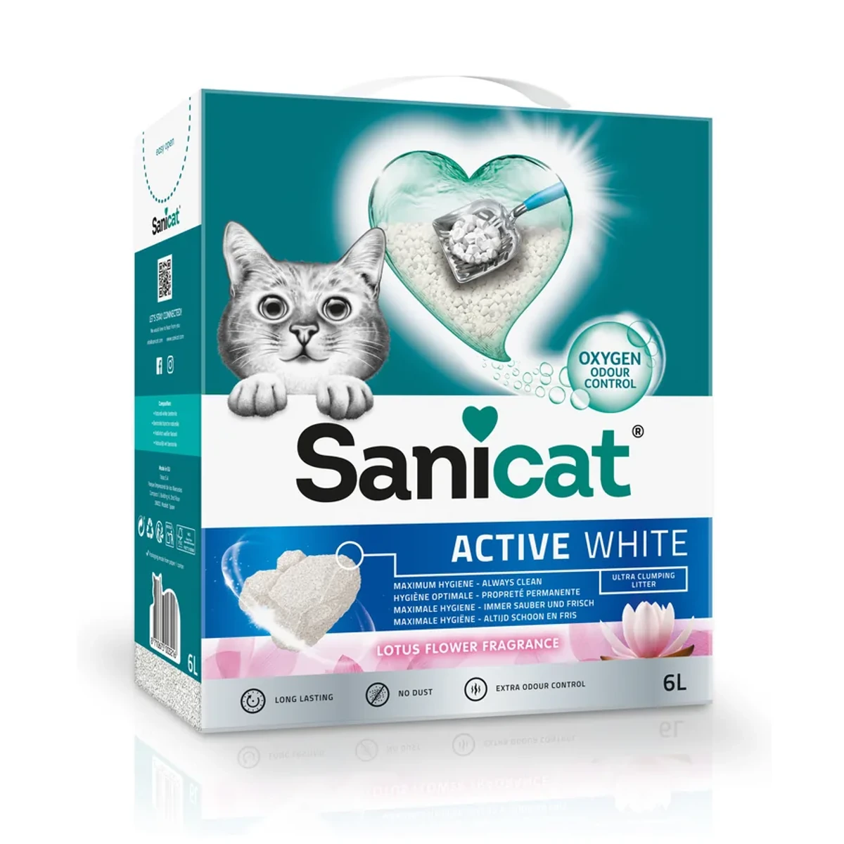 Acitve White Lotus Flower, 6 L, Sanicat