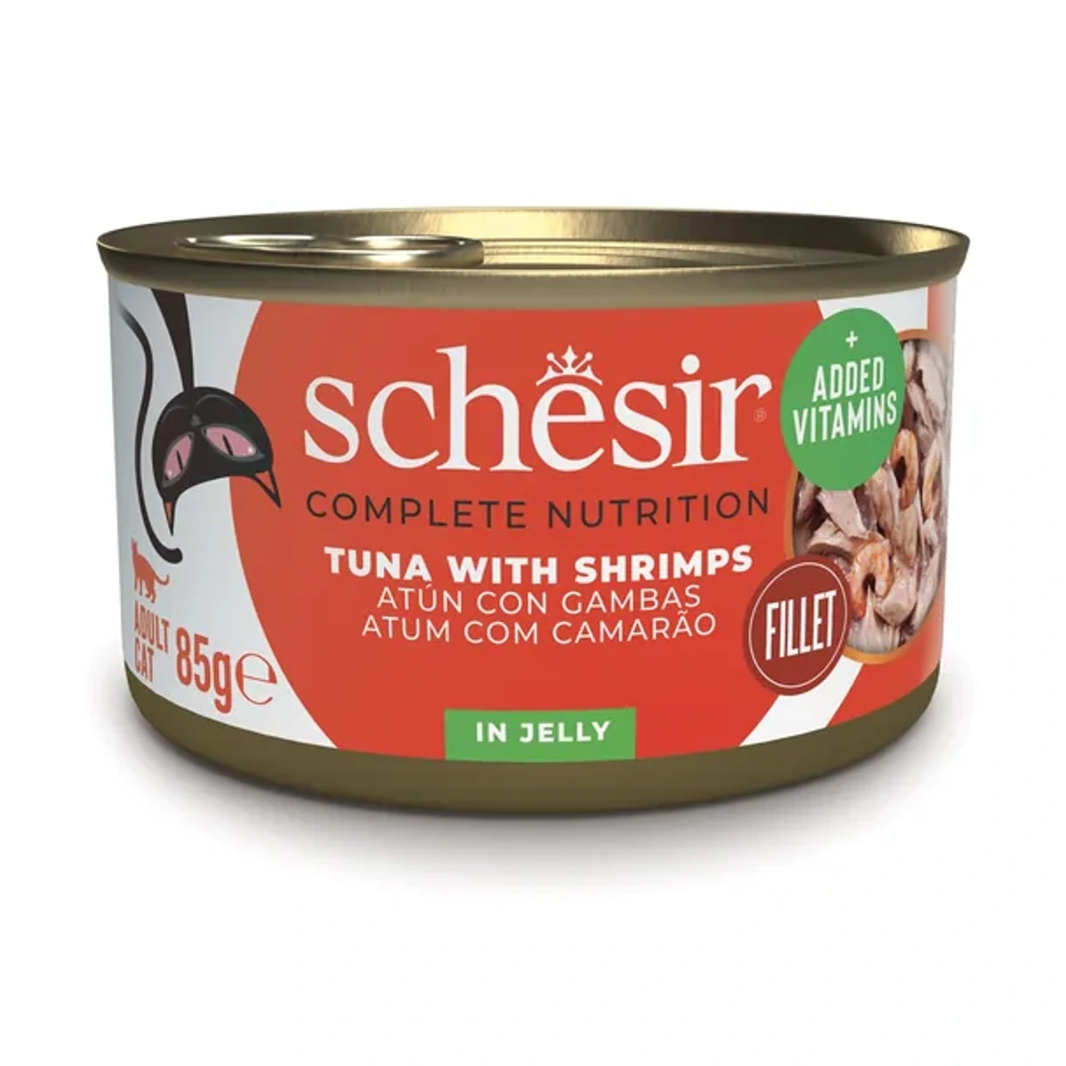 Gato Atun Con Gambas, 85 g, Schesir