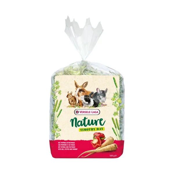 Timothy Hay Bell Pepper & Parsnip Nature, 500 g, Versele-Laga